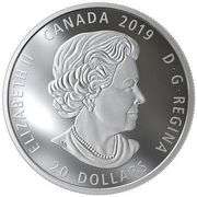 1 oz. Pure Silver Coloured Coin - Murano Holiday Wreath - Mintage: 5,000 (2019)
