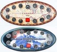 RCM 1999/2000 Official Release Millennium Coin Displays -Folio