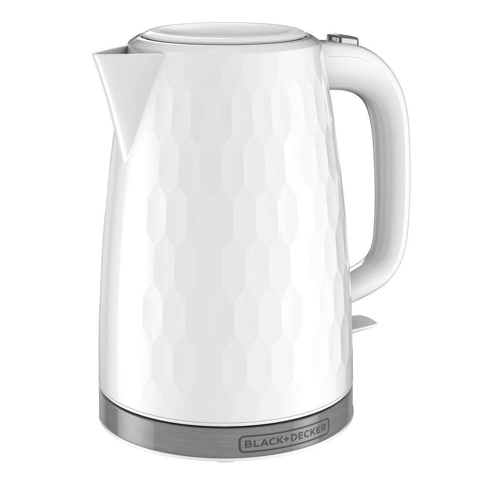Black & Decker Honeycomb Collection 1.7-Liter Rapid Boil Electric Cordless Kettle