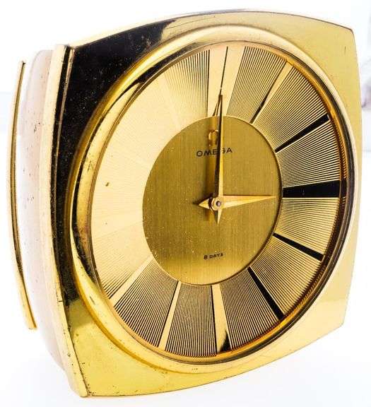 Estate Omega Table Clock w/8 Day Movement, Circa 1960's  Listing - $1400.00 US