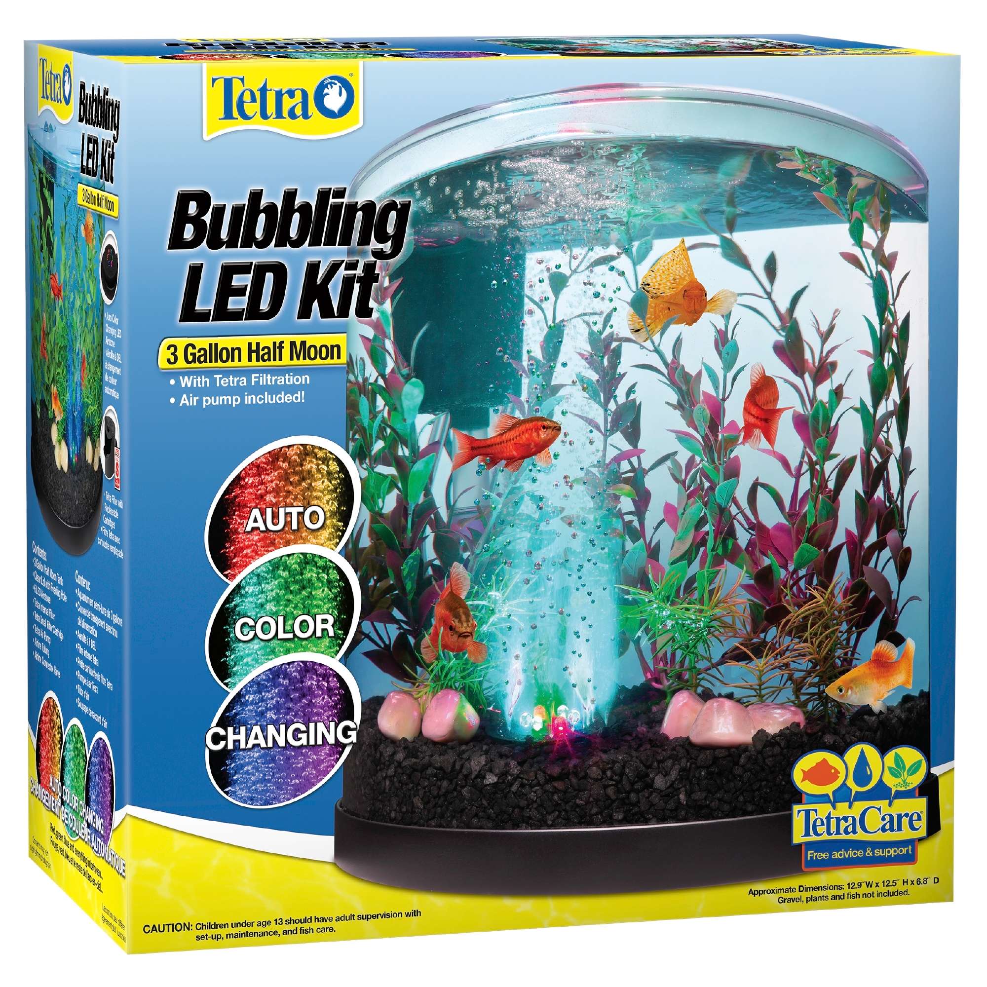 Tetra Bubbling Half Moon Aquarium LED Kit
