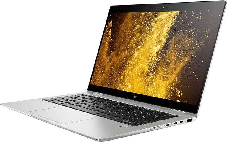 HP EliteBook x360 1030 G3 -2019 Intel i7-855OU,8GB Ram, Power Adaptor, Screen Damage, OS Locked, AS IS - Recommended For Parts
