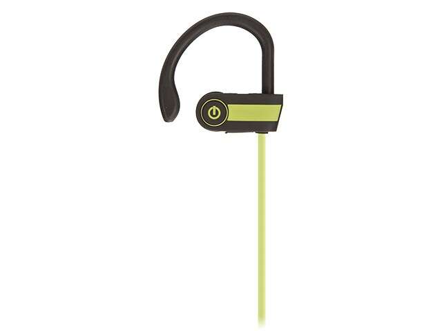 HeadRush HRS 5017 in-Ear Wireless BluetoothÂ® Sport Earbuds - Black and Yellow