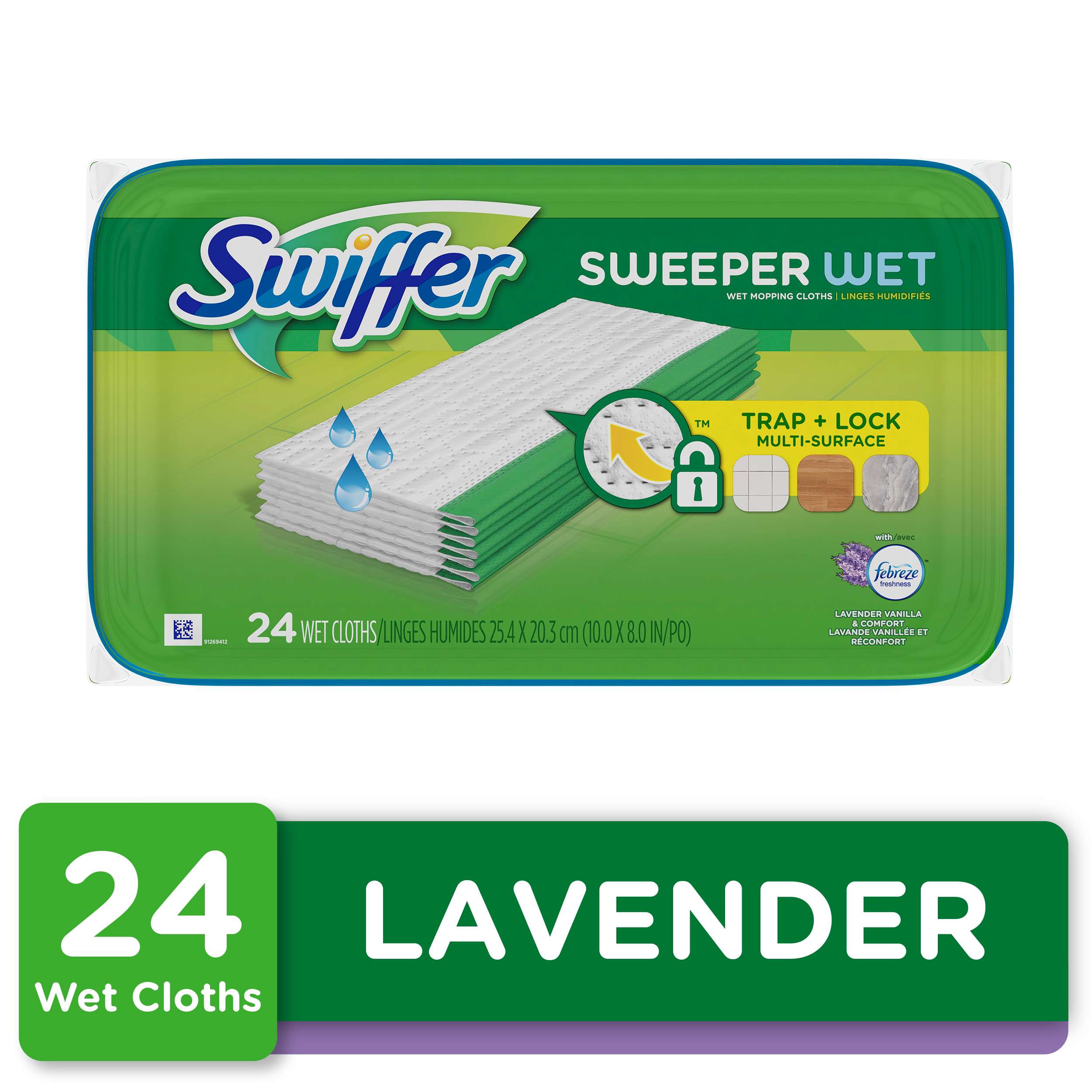 1000591 8 X 10 in. Wet Cloth Mop Refill - Pack of 24