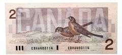 Bank of Canada 1986 $2 GEM UNC (EBH) - Bird Series