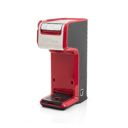 Cafetière Simple Portion 2 En 1, Rouge