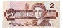 Bank of Canada 1986 $2 GEM UNC (EBH) - Bird Series