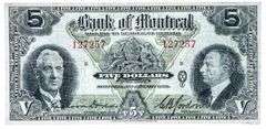 Bank of Montreal 1939 $5