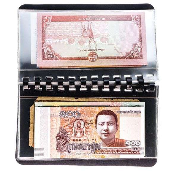 World Bank Note Collection Large Currency Album