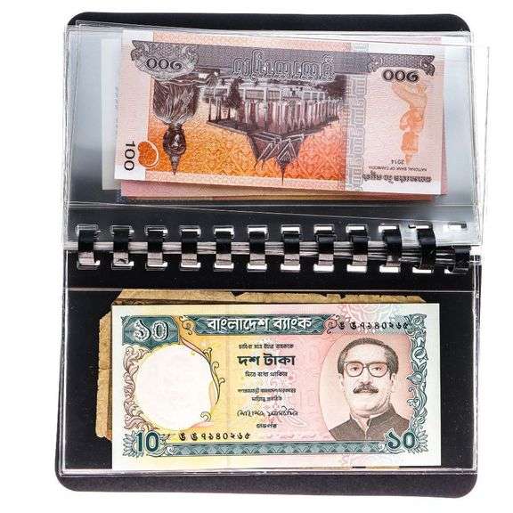 World Bank Note Collection Large Currency Album