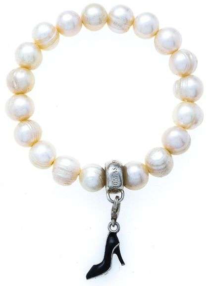 Freshwater Pearl Bracelet W/Sterling Silver