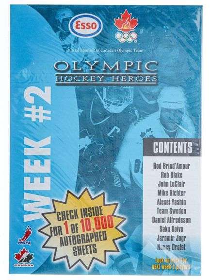 Esso Olympic Hockey heros Album & Cards Unopened