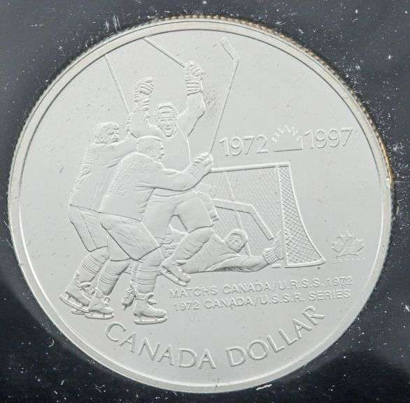 1972-1997 Stanley Cup Silver Coin Display