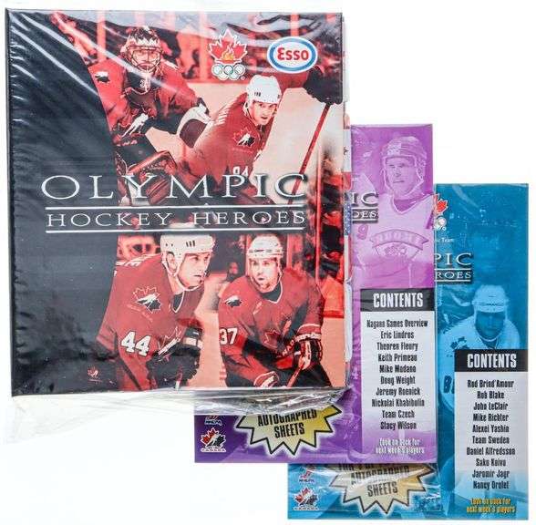 Esso Olympic Hockey heros Album & Cards Unopened