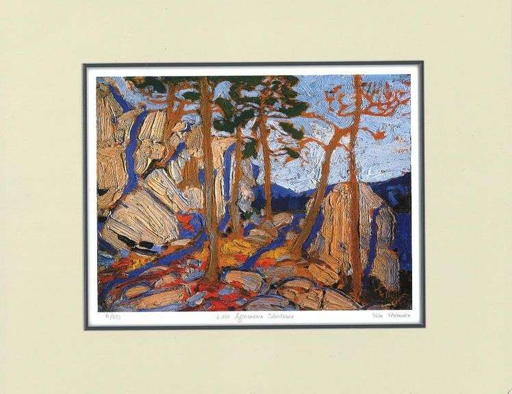 A.J. Casson (1898-1992) "Late Afternoon Shadows " Giclee. 11x14" Somerville Editions with Hallmark of Excellence. Limited Edition.