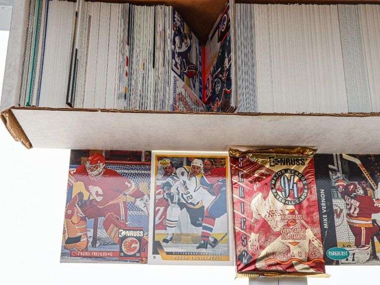 Box Lot of Hockey Cards 500 CT. Box