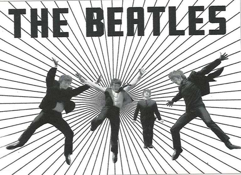 Vintage Image- 8x10 Photo Of Beatles