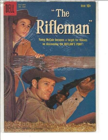 DELL Comic Book "The Rifleman" Four Color Comic TV Western - Listing $125.USD