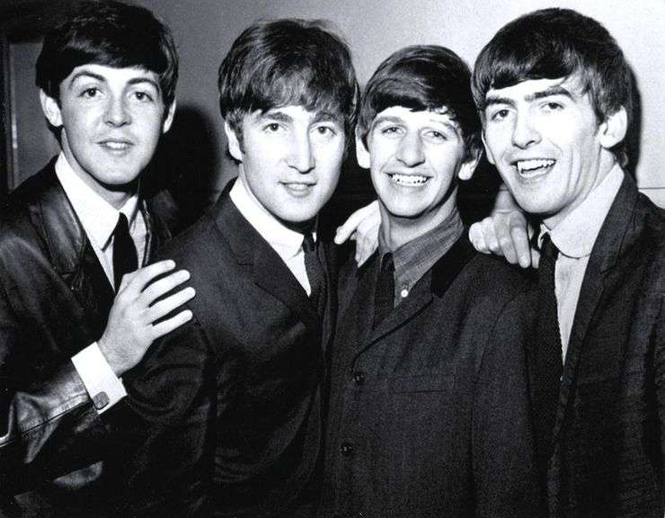 Vintage Image- 8x10 Photo Of Beatles