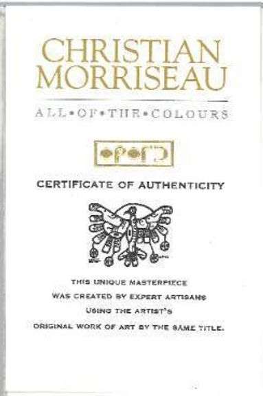 Christian Morriseau (1969-2022) - All Of The Colors Collection - "Seven Fallen Feathers", Limited Edition Giclee - Plate Signature in Cree Syllabics, 11x14" Unframed, COA Included.