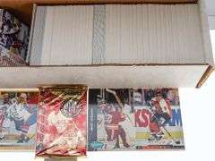 Box Lot of Hockey Cards 500 CT. Box