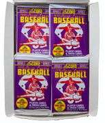 Score Series 2 Box Lot of Unopened Wax Packs Baseball