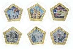 USA 911 - 6pc Collection of 24kt Gold Leaf Medallions