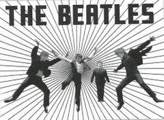Vintage Image- 8x10 Photo Of Beatles