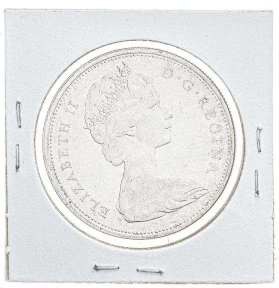 Canada 1965 Silver Dollar 5B P5 AU55
