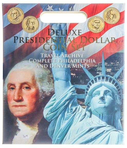 Deluxe Presidential Dollar Coin Set Archival Storage