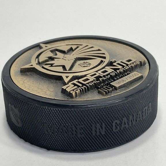 Toronto 50th NHL All Star Limited Edition Bronze Puck Each Numbered/2500 World Wide Edition