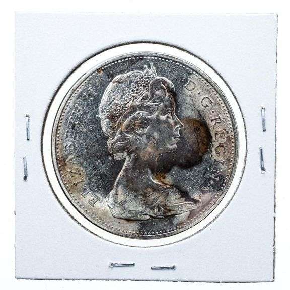 Canada 1965 Silver Dollar Coin EF40