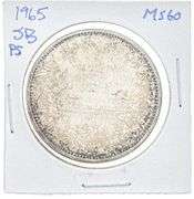 Canada 1965 Silver Dollar 5B P5 MS60