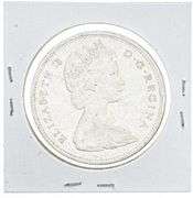 Canada 1965 Silver Dollar 5B P5 MS60 (Cameo)