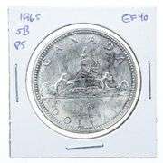 Canada 1965 Silver Dollar Coin EF40