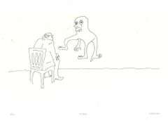 "John Lennon (1940-1980) ""The Patient '' 14x17 Giclee Art Card"