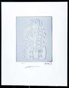 Christian Morriseau (1969-)The Elements Collection - Limited Edition 11 x14 Silver & Gold Leaf Image - "Astral Healer" Low Edition / 100 Only. Hand Signed, Embossed.