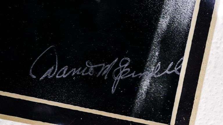 "John Lennon" Vintage B & W 11 x 14 Photo -"In Studio" Hand Signed by His Personal Photographer D.M. Spindle w/ C.O.A. Matted to 16 x 20"