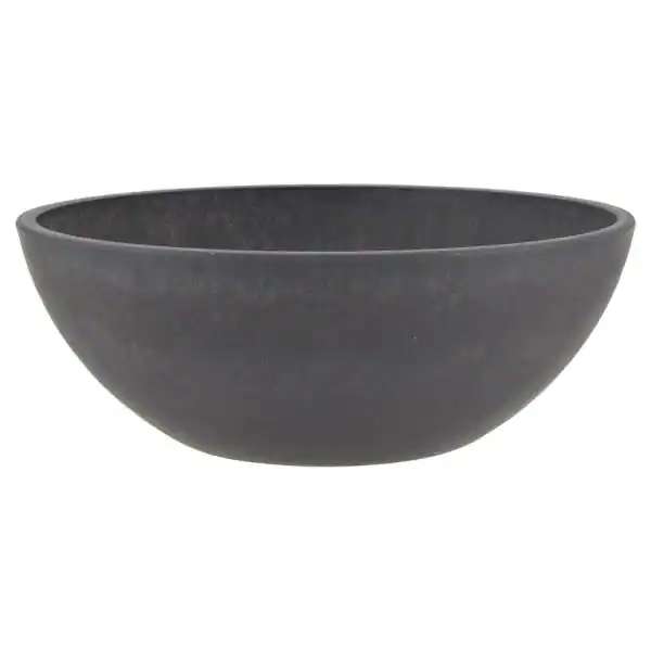 Arcadia Garden Products 12  PSW Garden Bowl  Dark Charcoal