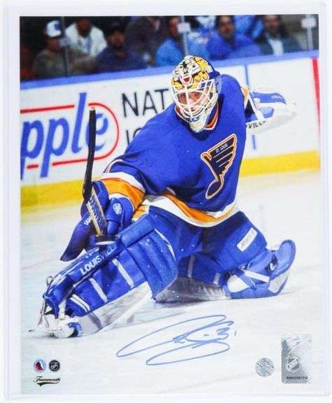 (STL) Curtis joseph 9x10 Signed FW-C.O.A.