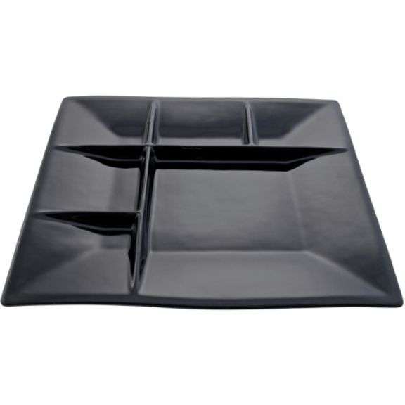 Swissmar Fondue/Raclette Square Plates, Black
