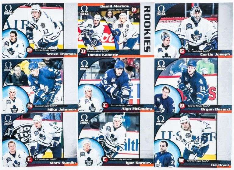 Omega 9 Card Set - TML Stars & Rookies