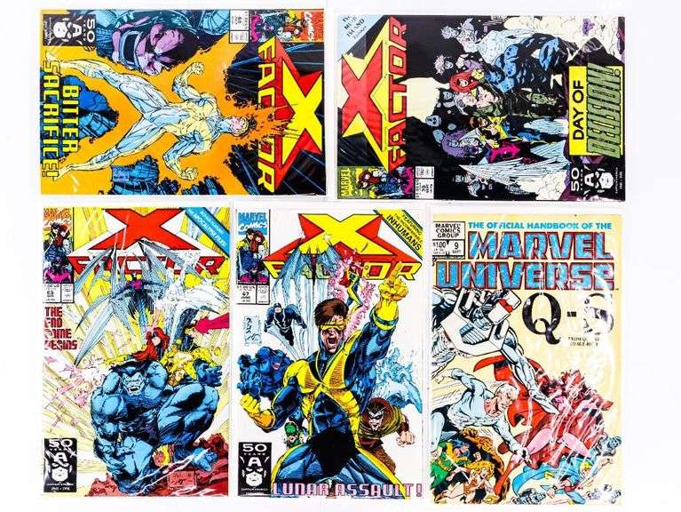 Group of 5 Marvel Xfactor Comic Books