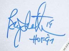 Bryan Trottier 8 x 10 Photo Signed HOF 97 Inscript