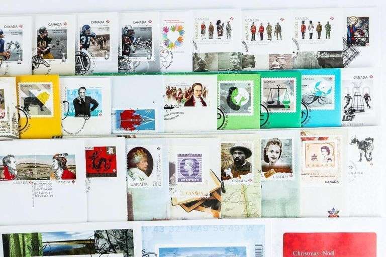 Canada Post - Year 2012 - 47 Envelope First Day Cover/Stamp Collection