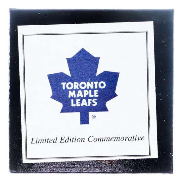 Air Canada Center First Game Toronto Maple Leafs Medallion - .999 Fine Silver w/ Gold Overlay