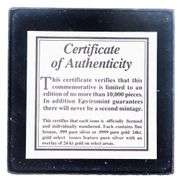 Air Canada Center First Game Toronto Maple Leafs Medallion - .999 Fine Silver w/ Gold Overlay