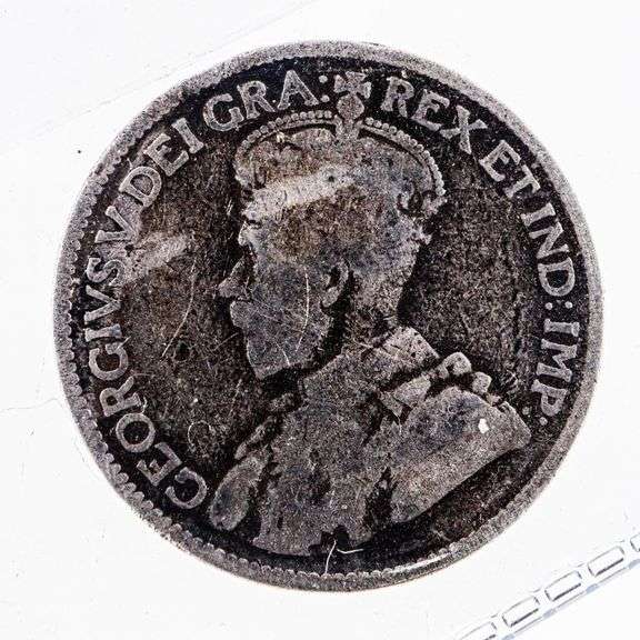 Canada Historical Silver Twenty Five Cents 1919