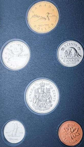 Canada 1867-1992 Specimen Mint Coin Set