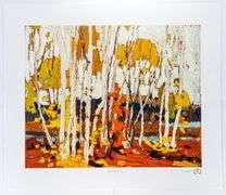 Tom Thomson, Group of Seven Artist, Fine Art Giclee, "Autumn Birches" Low Edition 1/100, Size 20 x 24" UF